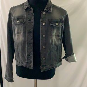 Rock & Republic Black Flag Jean Jacket